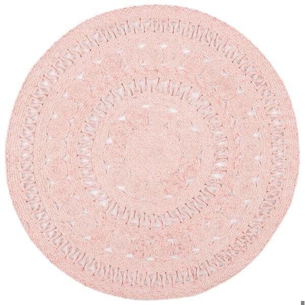 Safavieh 6 x 6 ft. Cape Cod Round Area RugPink CAP222U-6R - main